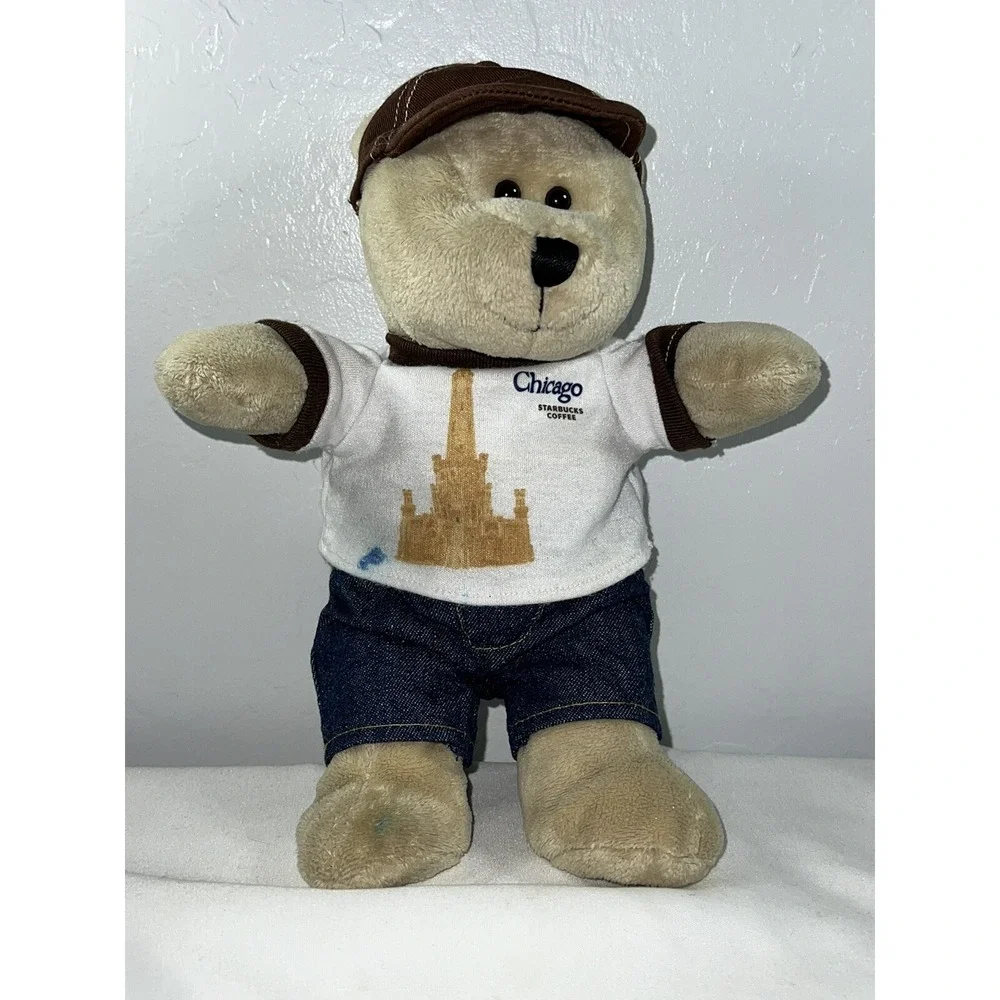 Starbucks Destination‎ Series 2009 Chicago Bearista Bear Teddy Bear Plush.